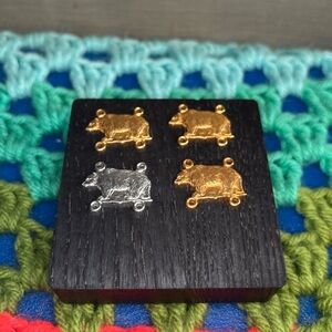 3/$10 Bear Uniform Badge Charms